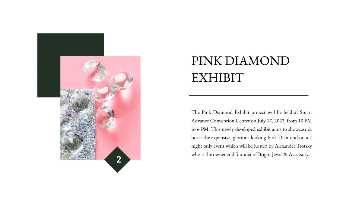 Free Jewellery Presentation Template to Edit Online