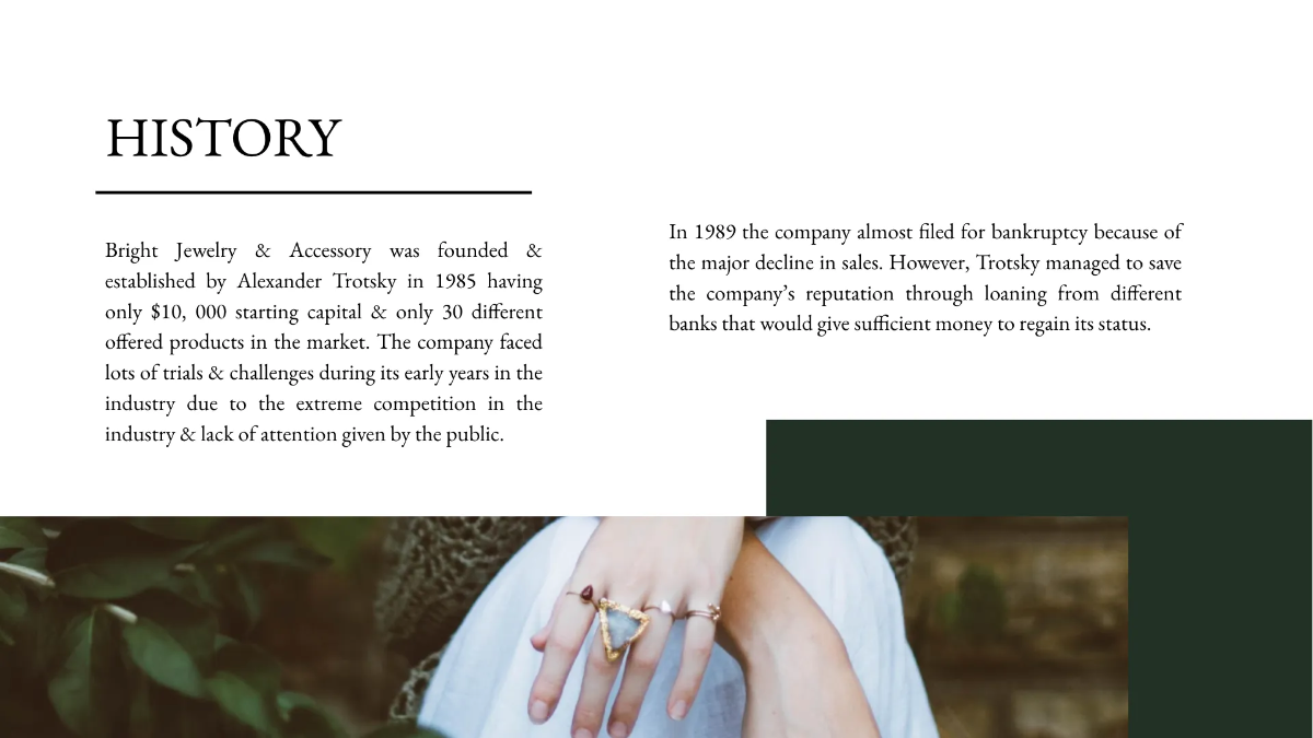 Free Jewellery Presentation Template to Edit Online