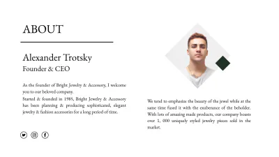 Free Jewellery Presentation Template to Edit Online