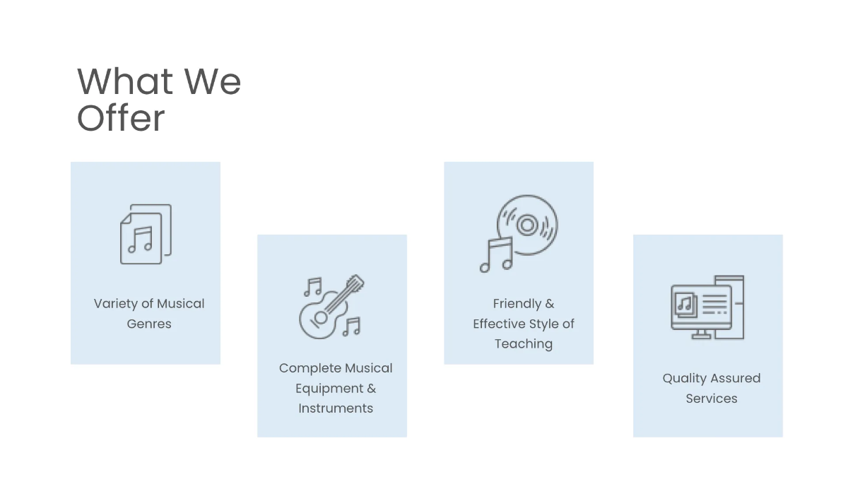 Free Music Event Presentation Template to Edit Online