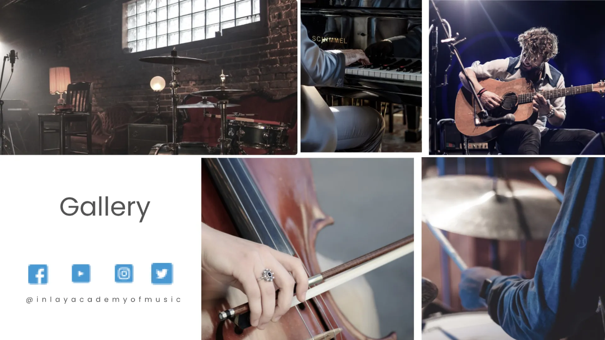 Free Music Event Presentation Template to Edit Online