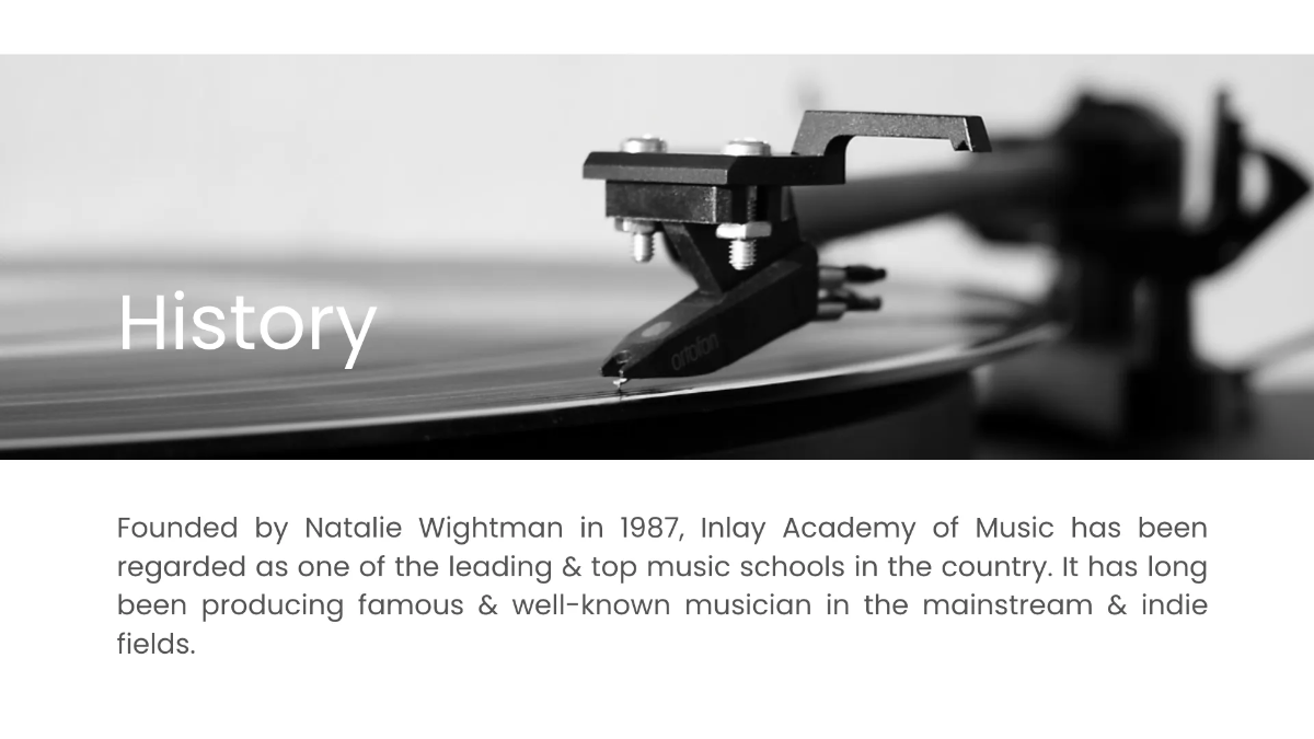 Free Music Event Presentation Template to Edit Online