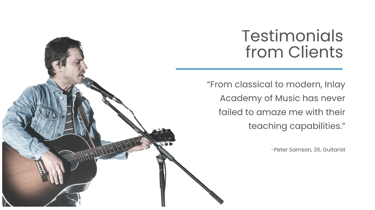 Free Music Event Presentation Template to Edit Online