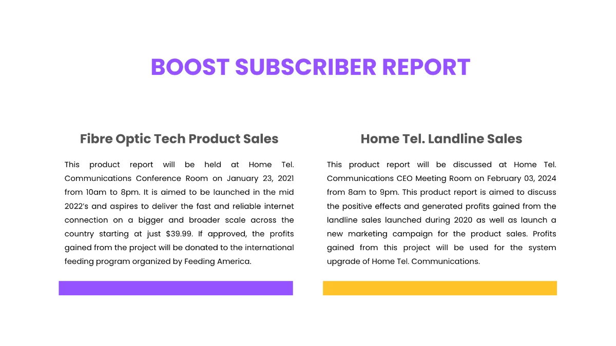 Free Subscriber Sales Presentation Template to Edit Online