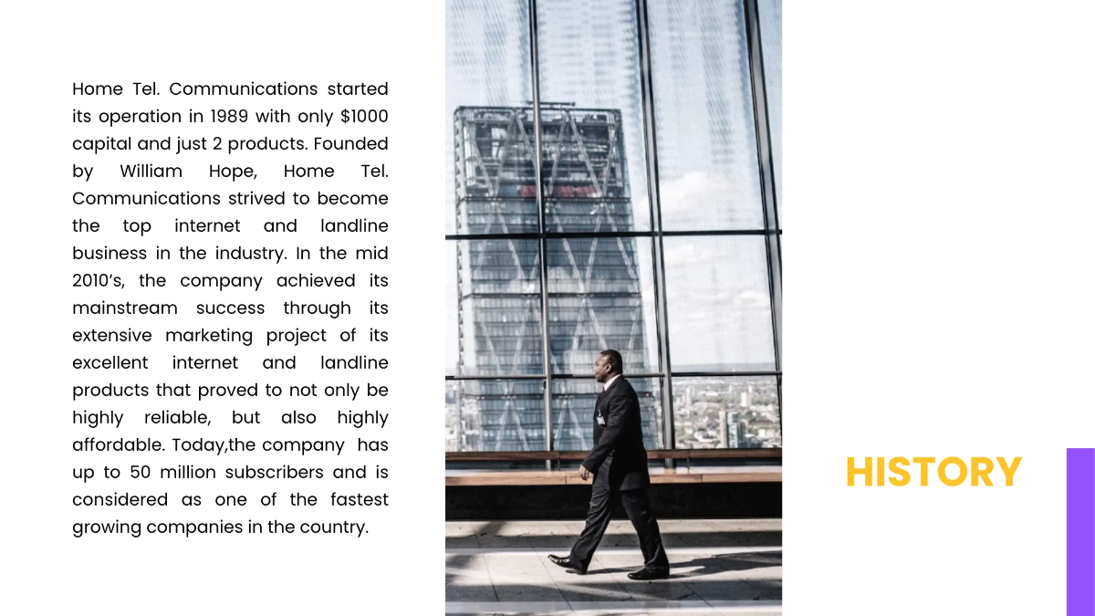 Free Subscriber Sales Presentation Template to Edit Online