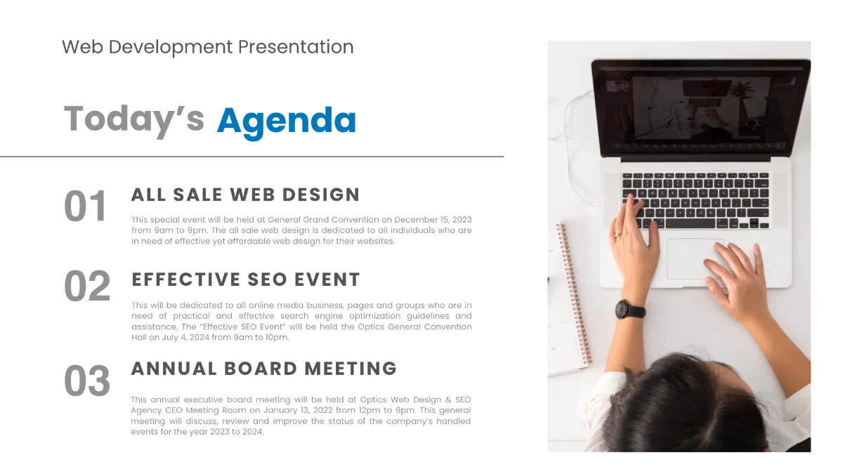 Free Web Development Presentation Template to Edit Online