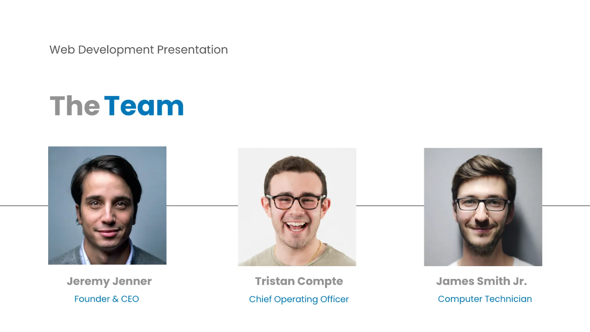 Free Web Development Presentation Template to Edit Online