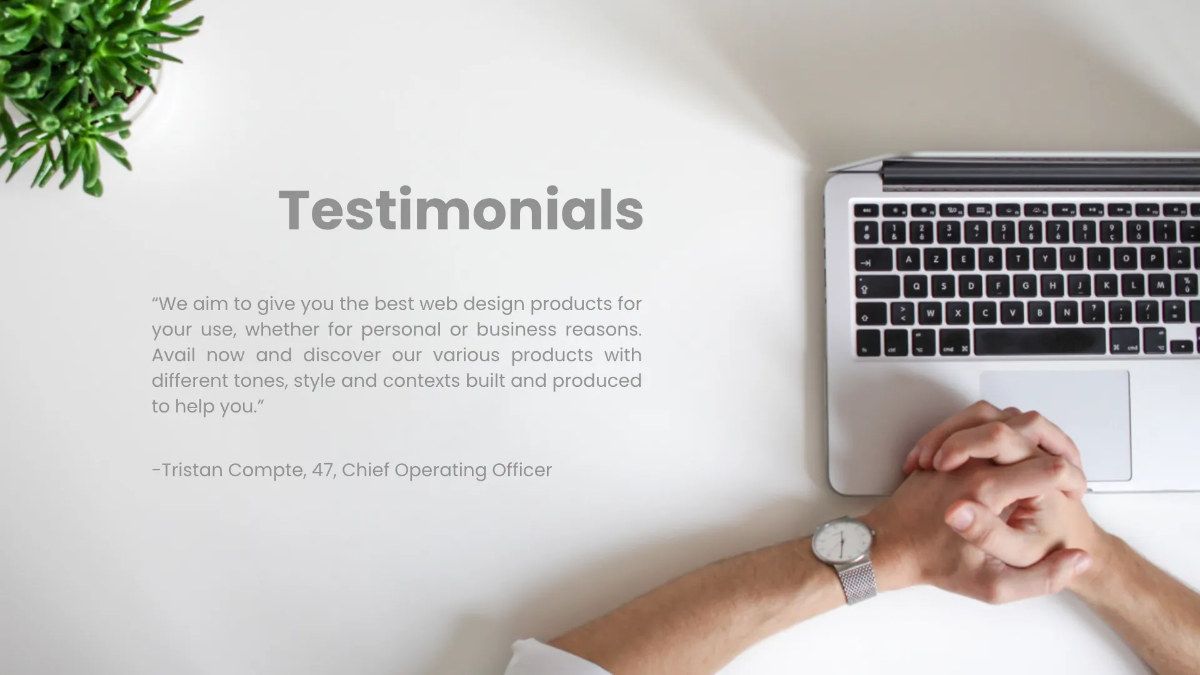 Free Web Development Presentation Template to Edit Online