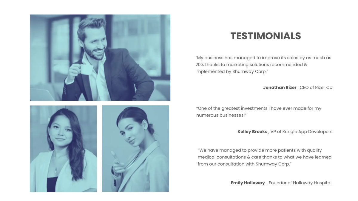 Free Corporate Company Presentation Template to Edit Online
