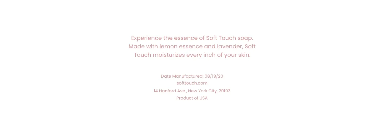 Free Soap Label Template to Edit Online
