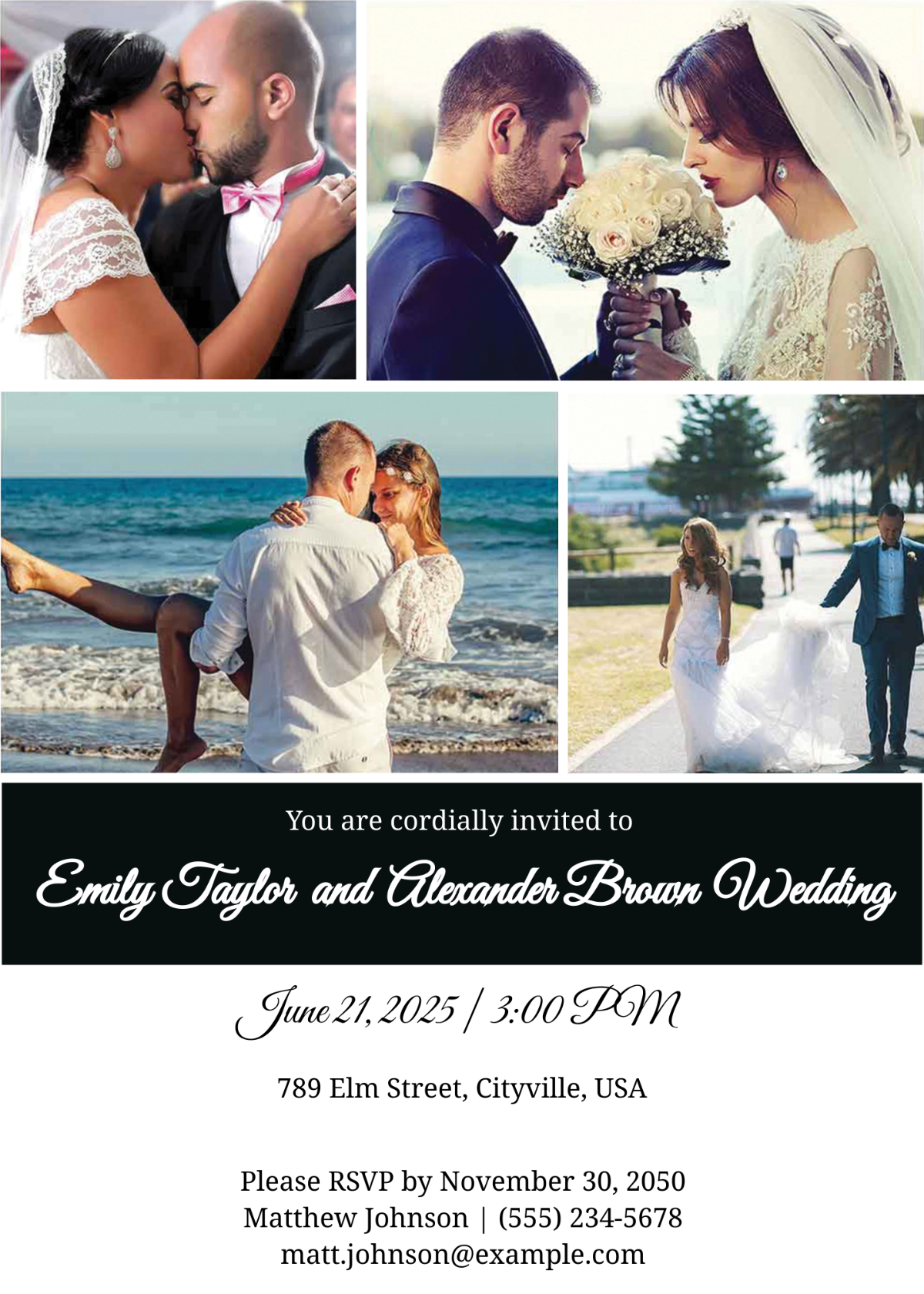 Wedding Photography Invitation