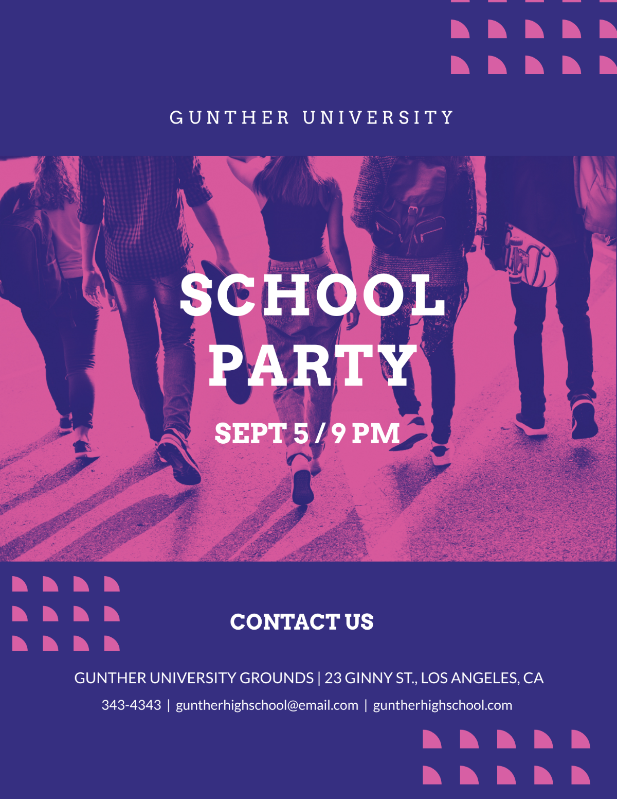 School Party Flyer