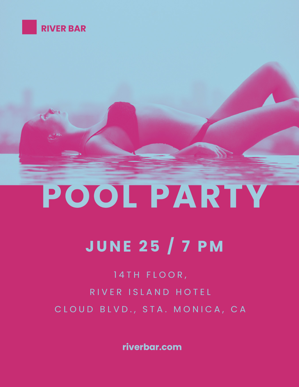 Sexy Pool Party Flyer