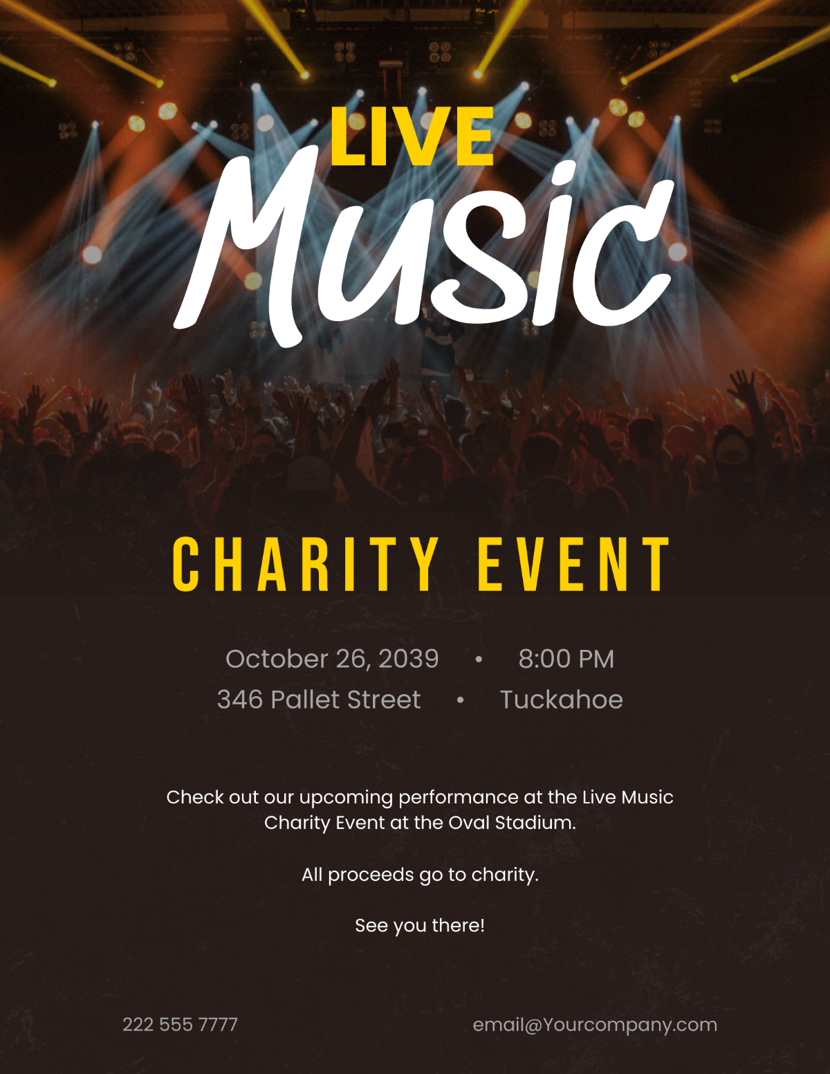 Charity Concert Flyer Template