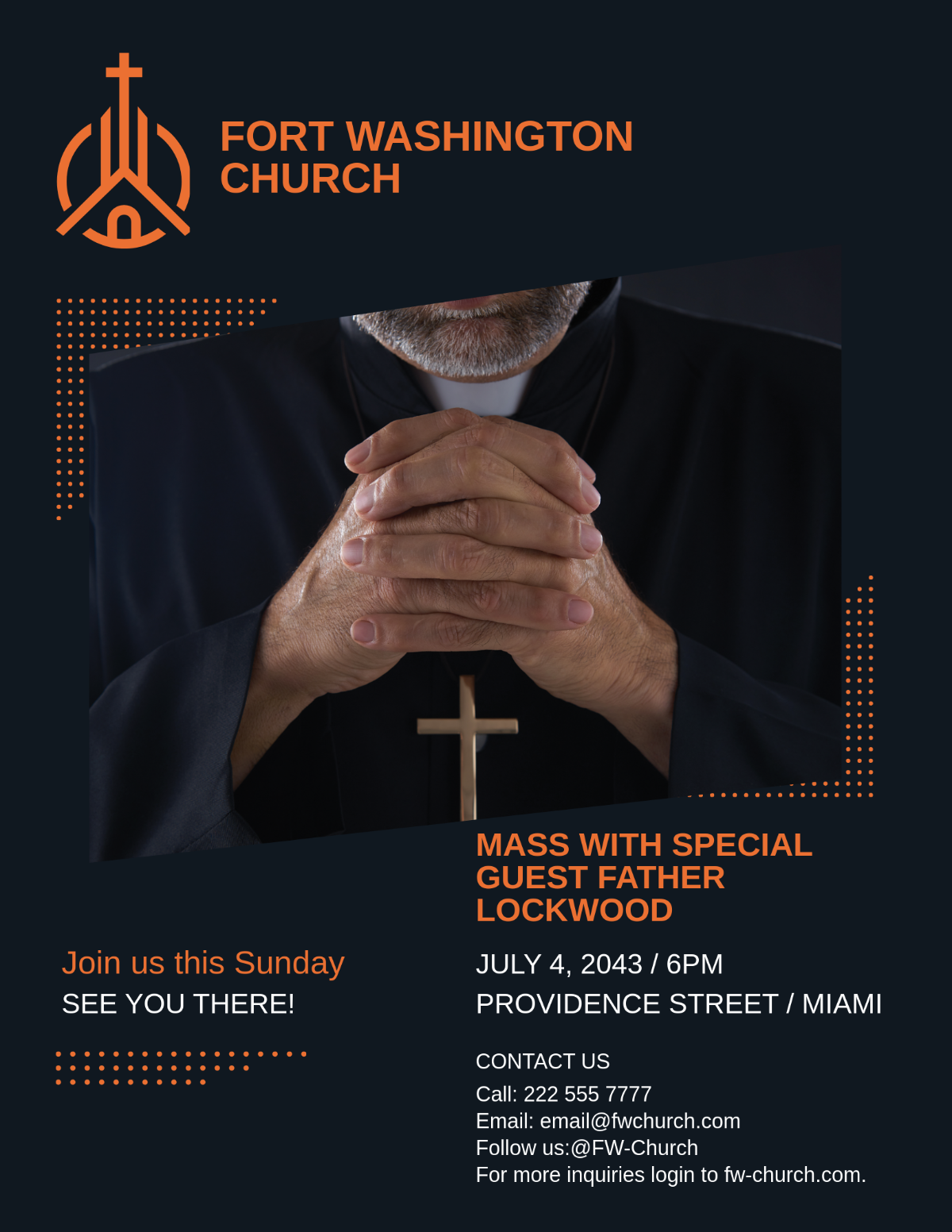 Hope Sermon Church Flyer