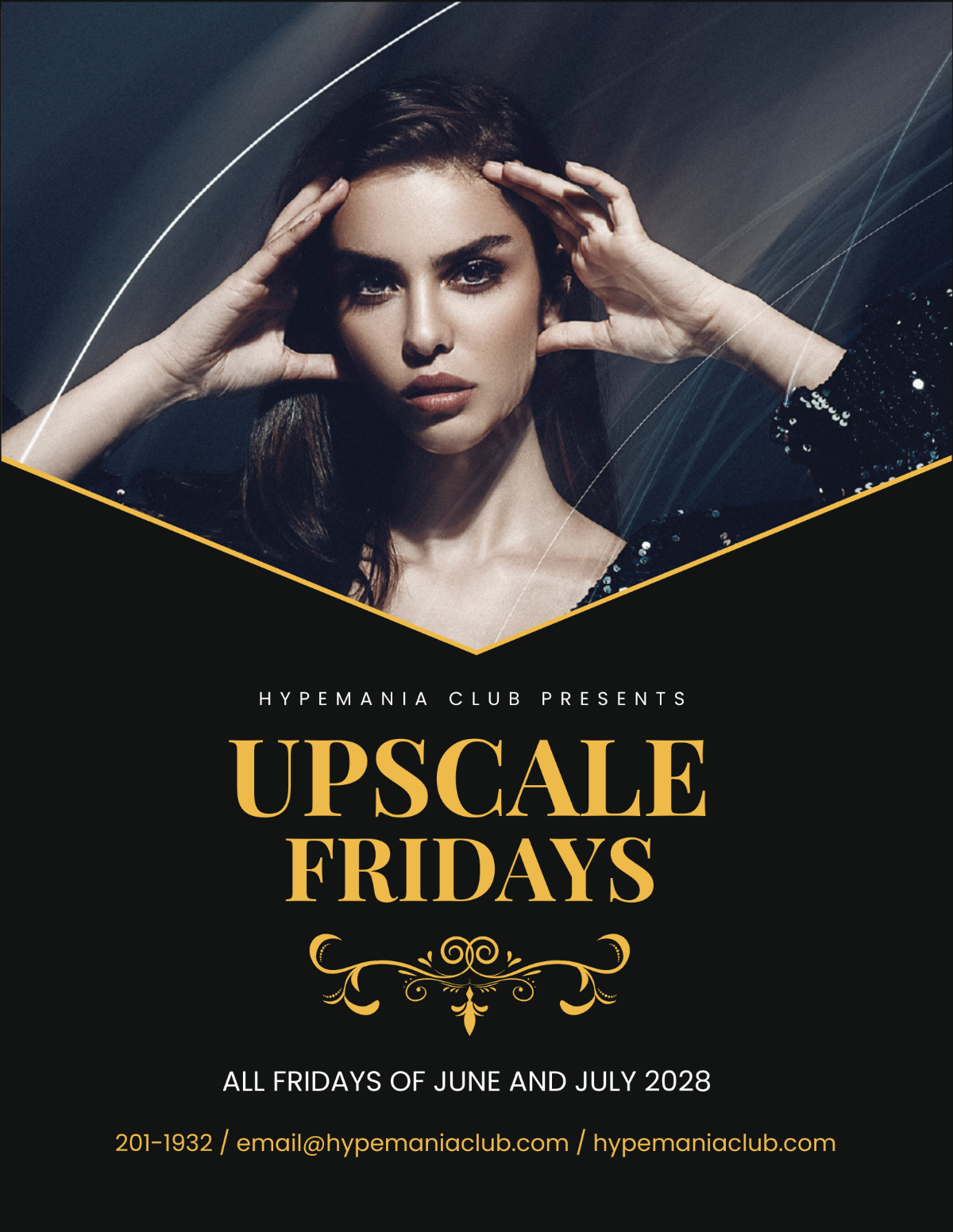 Upscale Fridays Flyer Template - Edit Online & Download