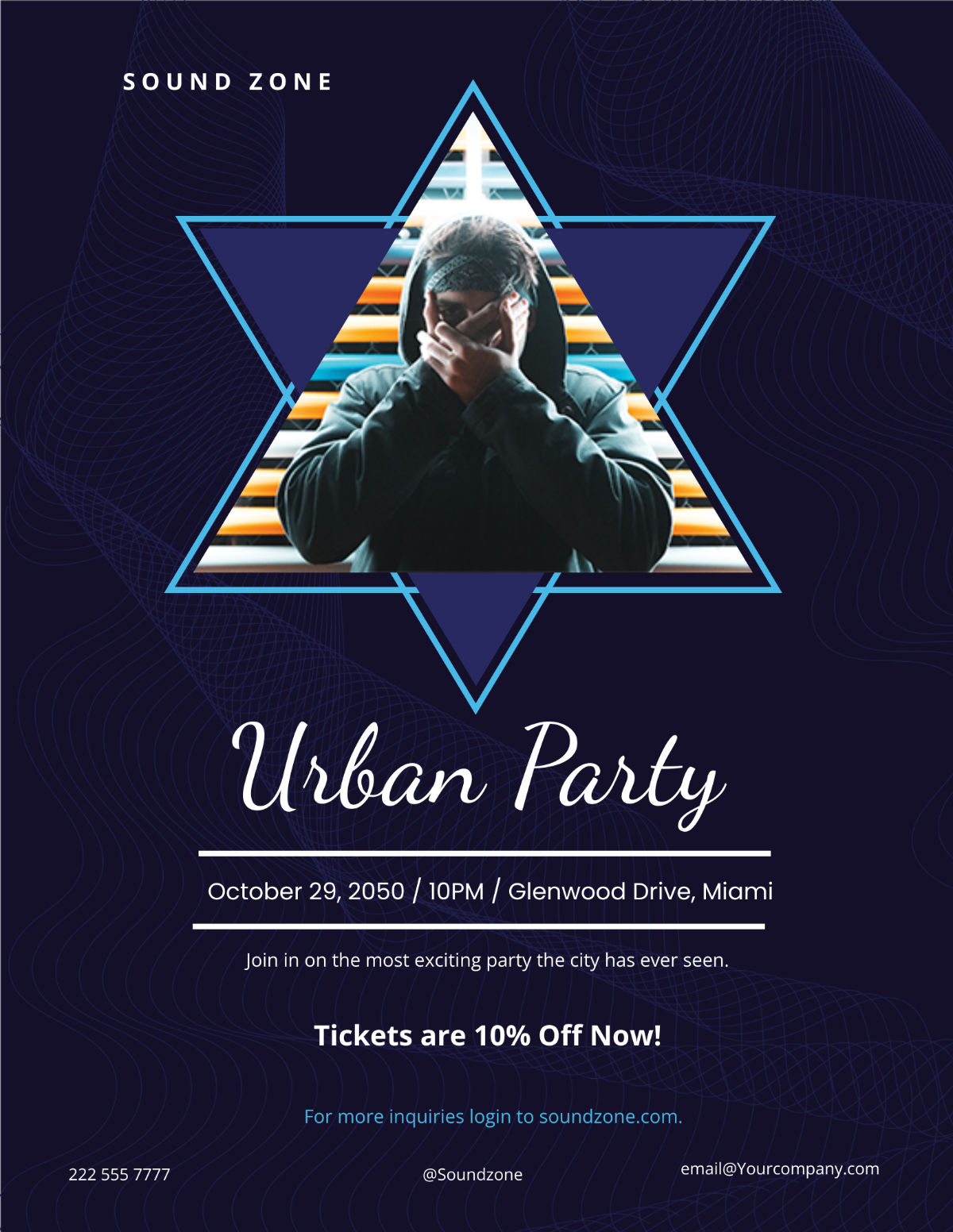 Urban Party Flyer Template - Edit Online & Download