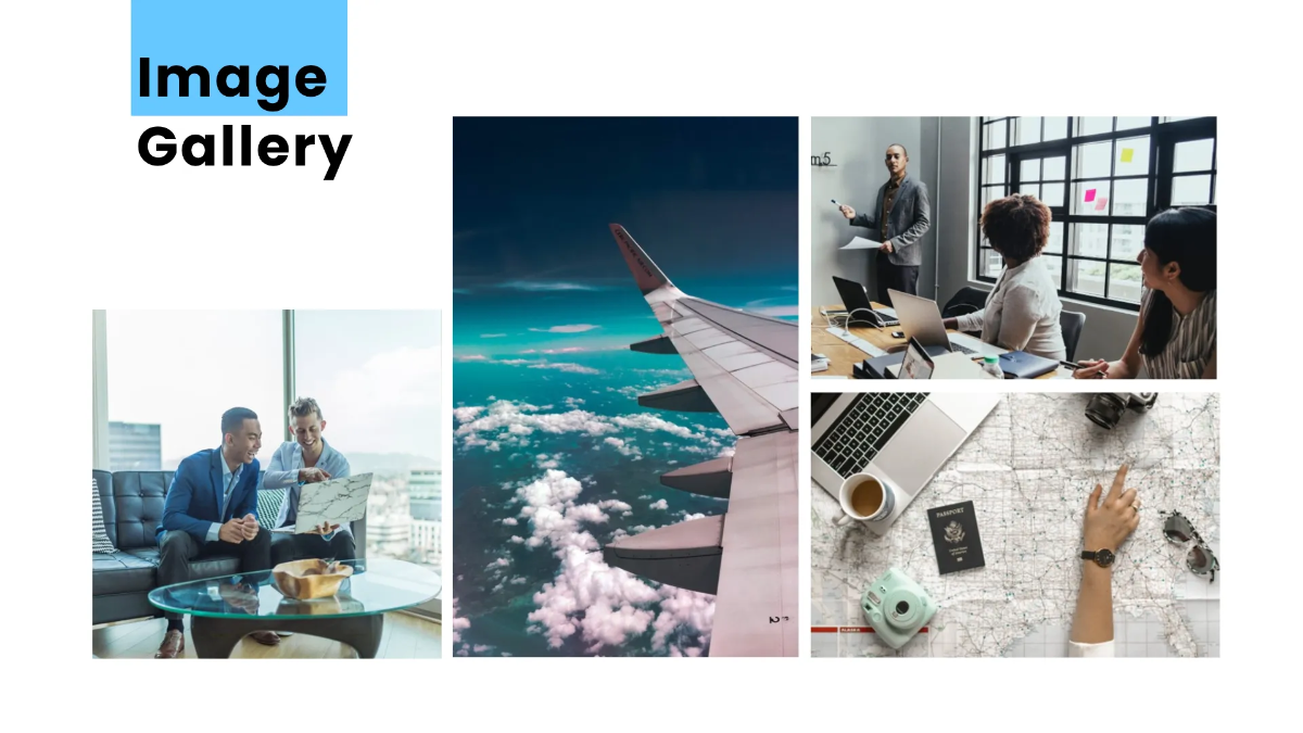 Free Corporate Travel Agency Presentation Template to Edit Online