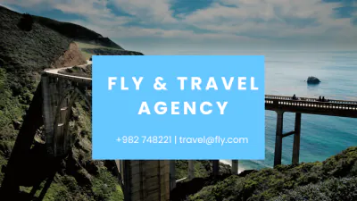 Free Corporate Travel Agency Presentation Template to Edit Online