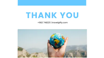 Free Corporate Travel Agency Presentation Template to Edit Online
