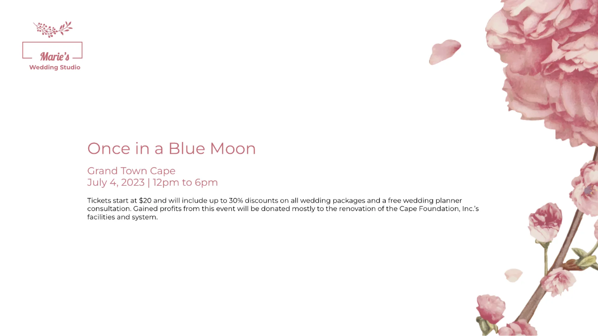 Free Event Planning Presentation Template to Edit Online