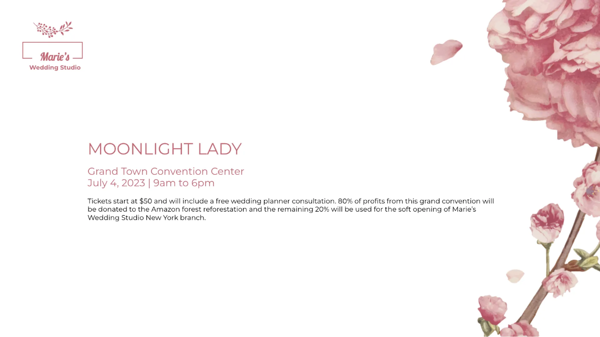 Free Event Planning Presentation Template to Edit Online