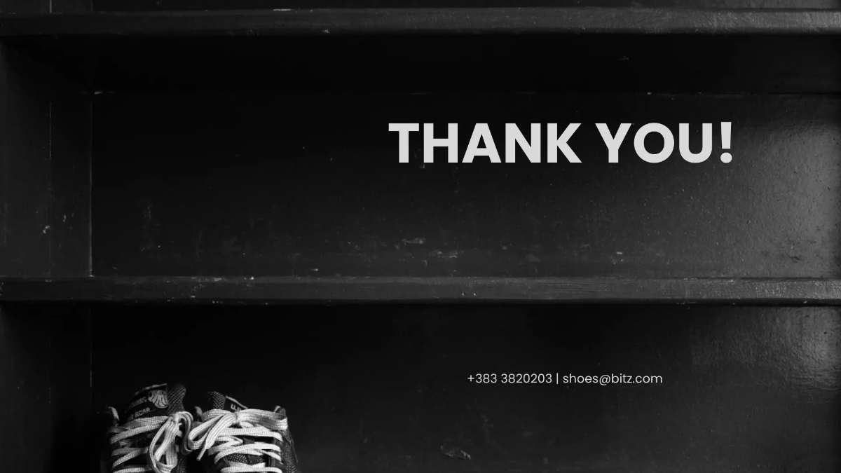 Free Fashion Shoes Presentation Template to Edit Online