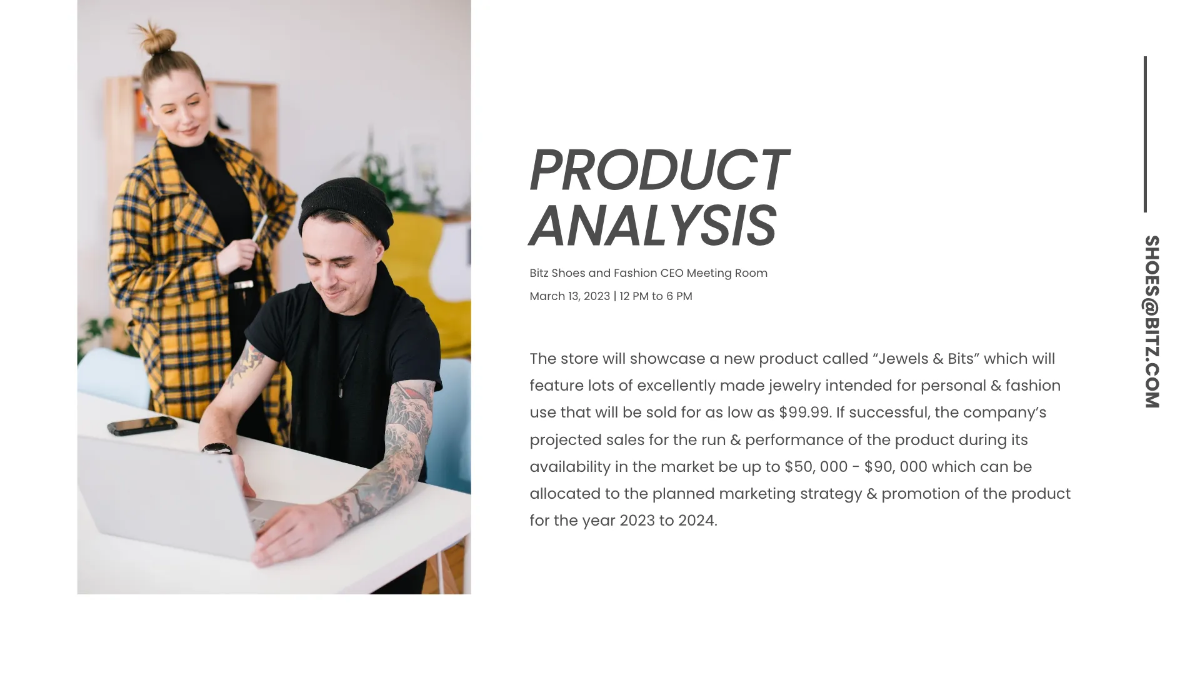 Free Fashion Shoes Presentation Template to Edit Online