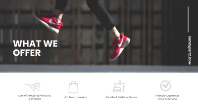 Free Fashion Shoes Presentation Template to Edit Online