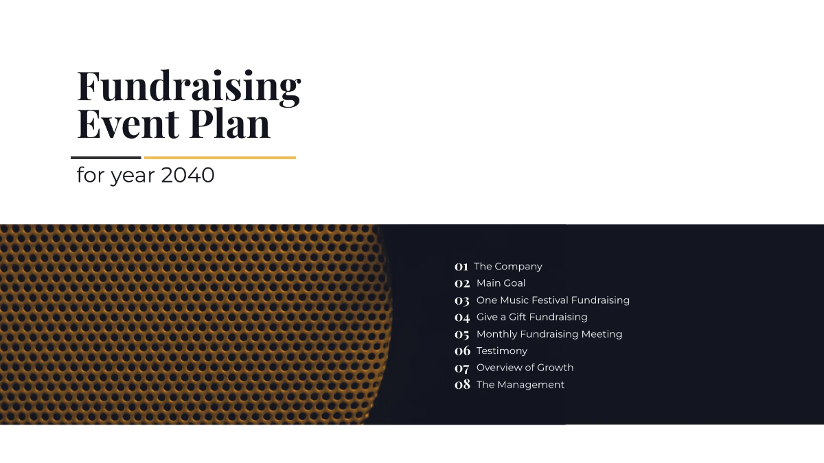 Free Fundraising Presentation Template to Edit Online
