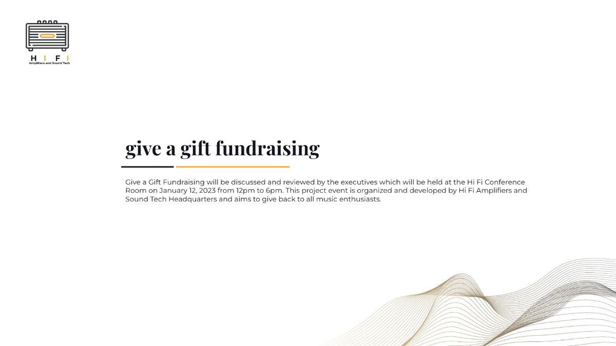 Free Fundraising Presentation Template to Edit Online