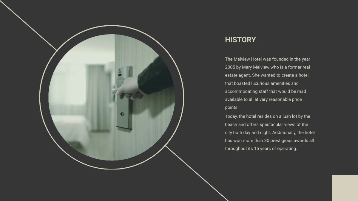 Free Hotel Budget Presentation Template to Edit Online