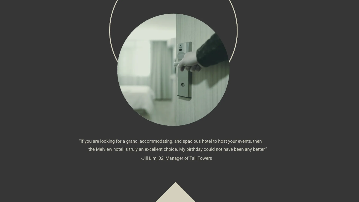 Free Hotel Budget Presentation Template to Edit Online