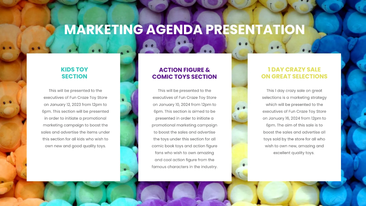 Free Kids Store Presentation Template to Edit Online