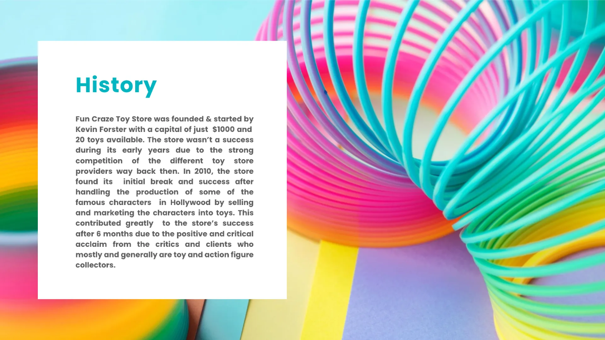 Free Kids Store Presentation Template to Edit Online