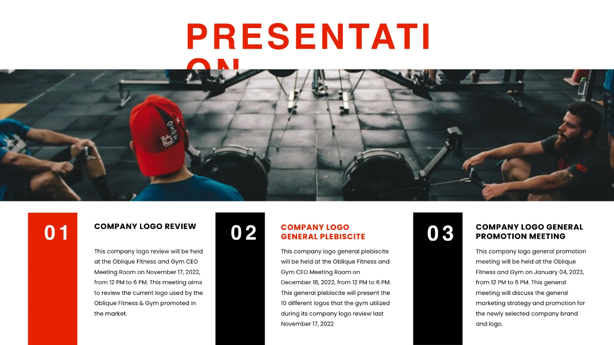 Free Logo Presentation Template to Edit Online