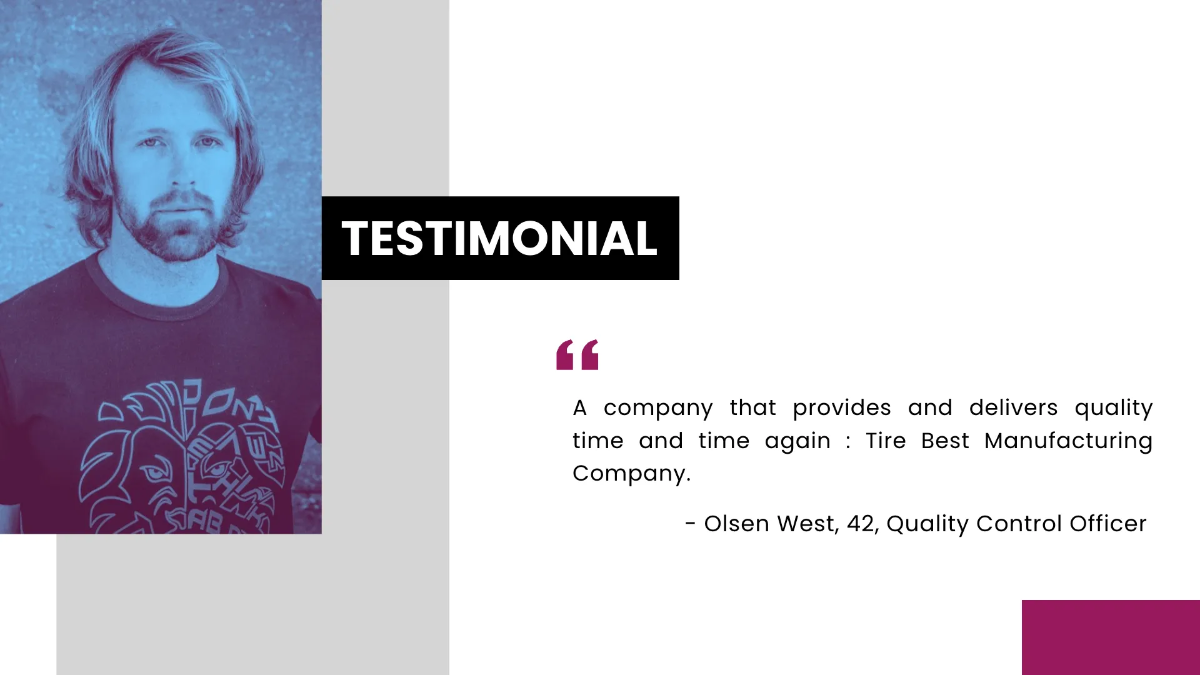 Free Manufacturing Presentation Template to Edit Online