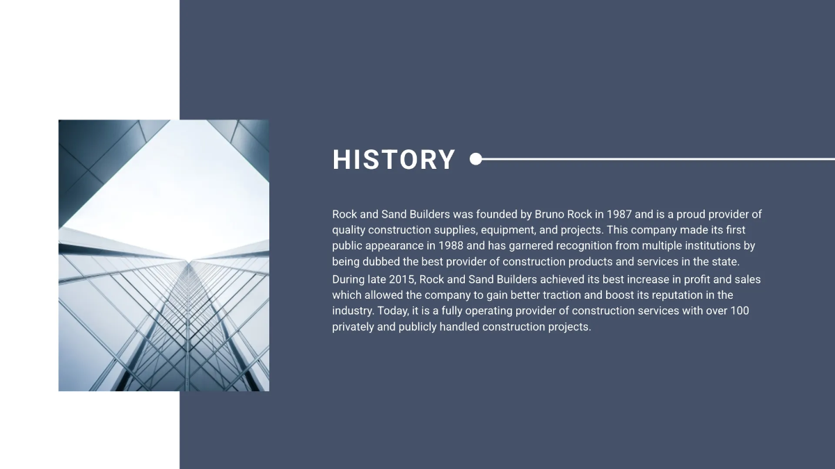 Free Project Presentation Template to Edit Online