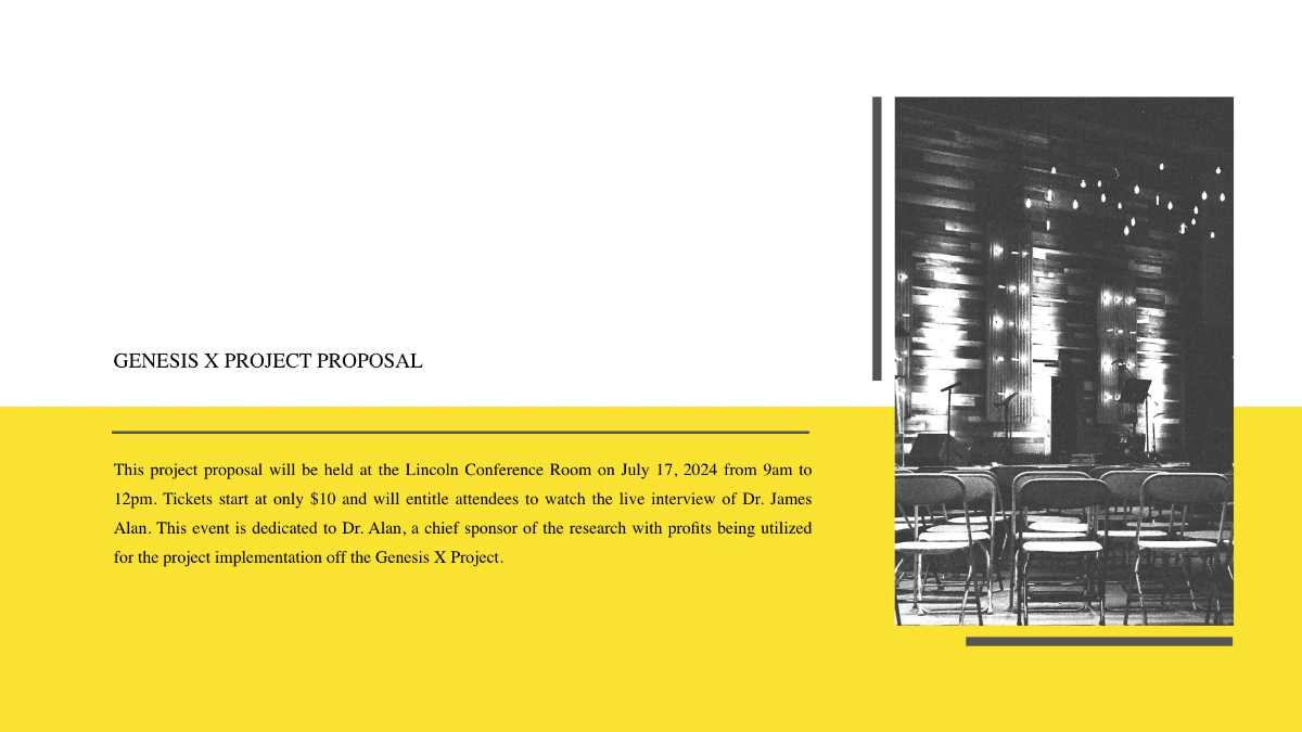 Free Project Proposal Presentation Template to Edit Online
