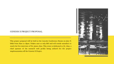 Free Project Proposal Presentation Template to Edit Online