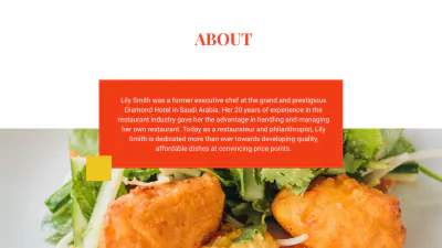 Free Simple Restaurant Presentation Template to Edit Online