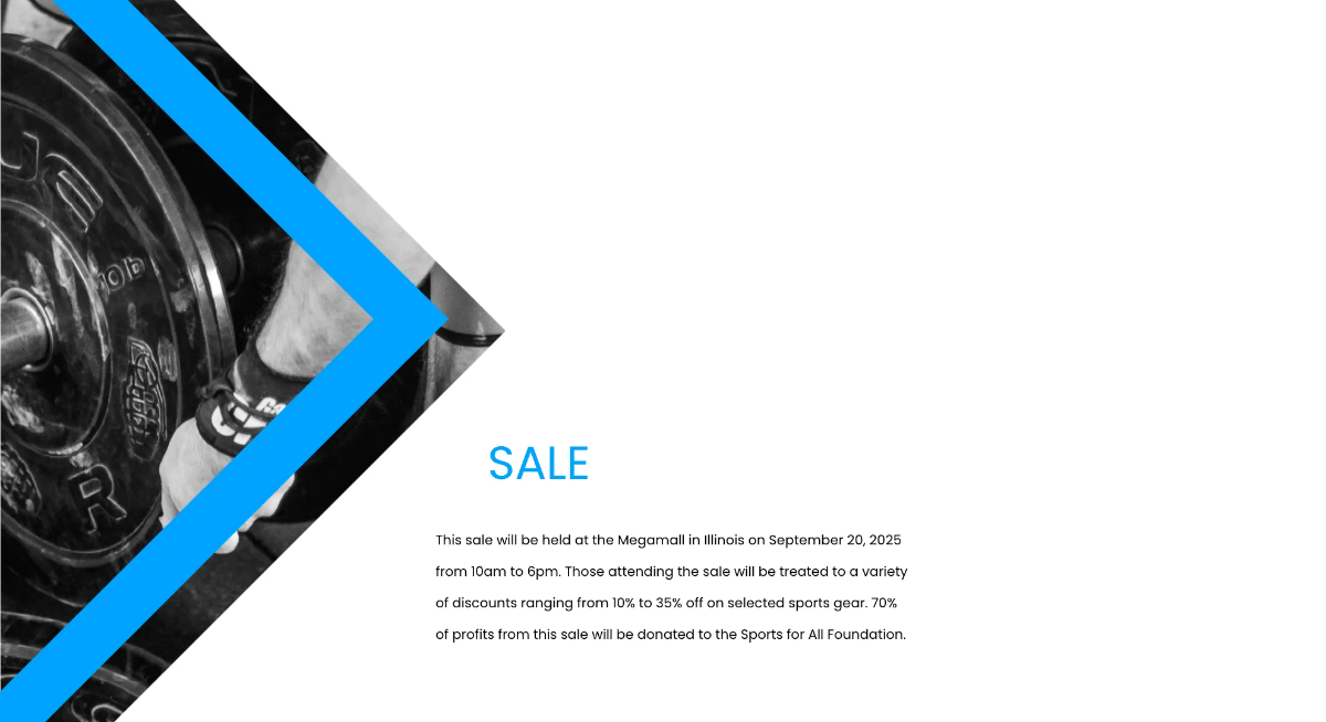 Free Sports Presentation Template to Edit Online