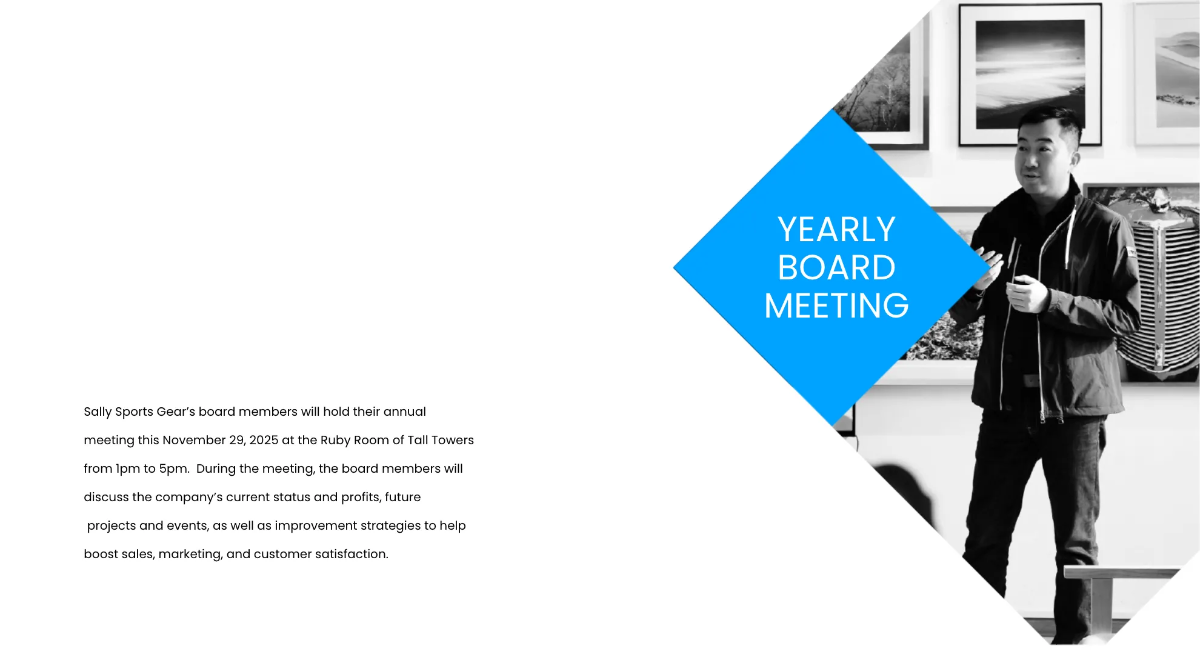 Free Sports Presentation Template to Edit Online