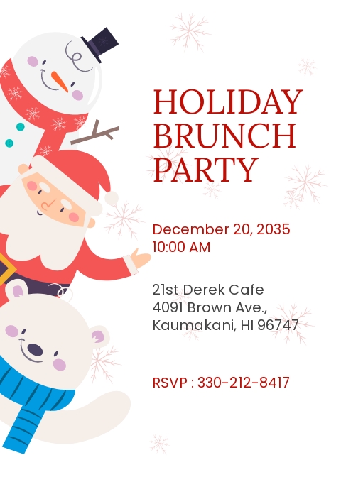 FREE Brunch Invitation Template - Download in Word, Google Docs ...