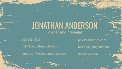 Free Grunge Business Card Template to Edit Online
