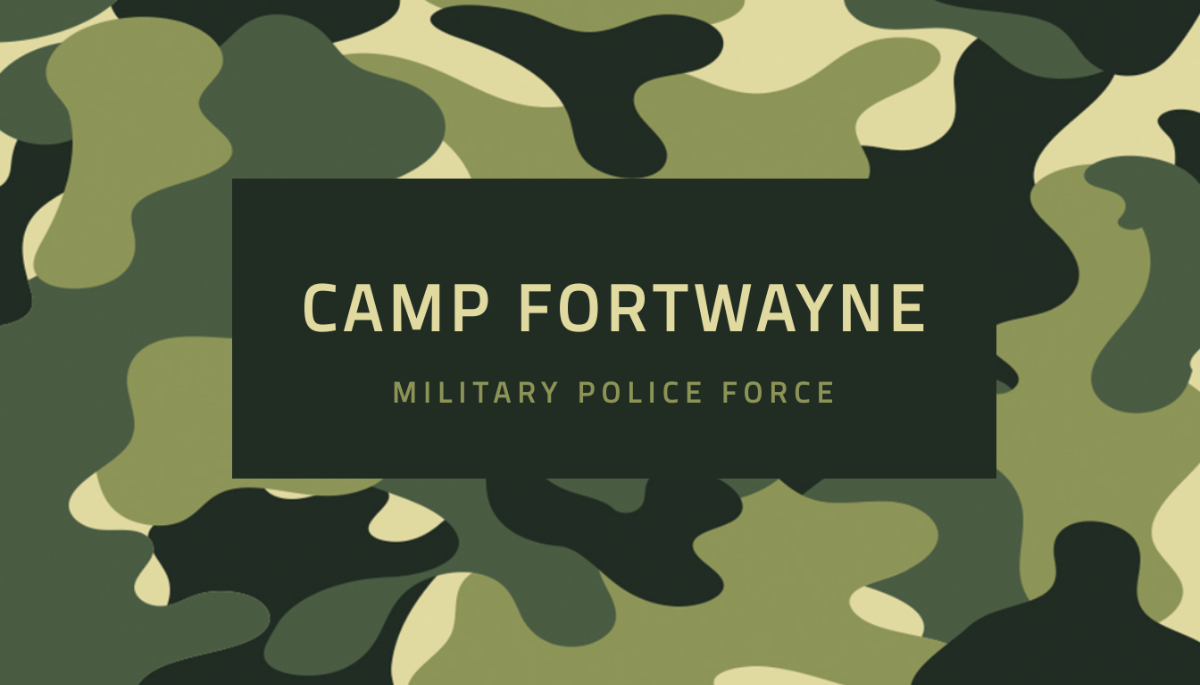 Military Business Card Template