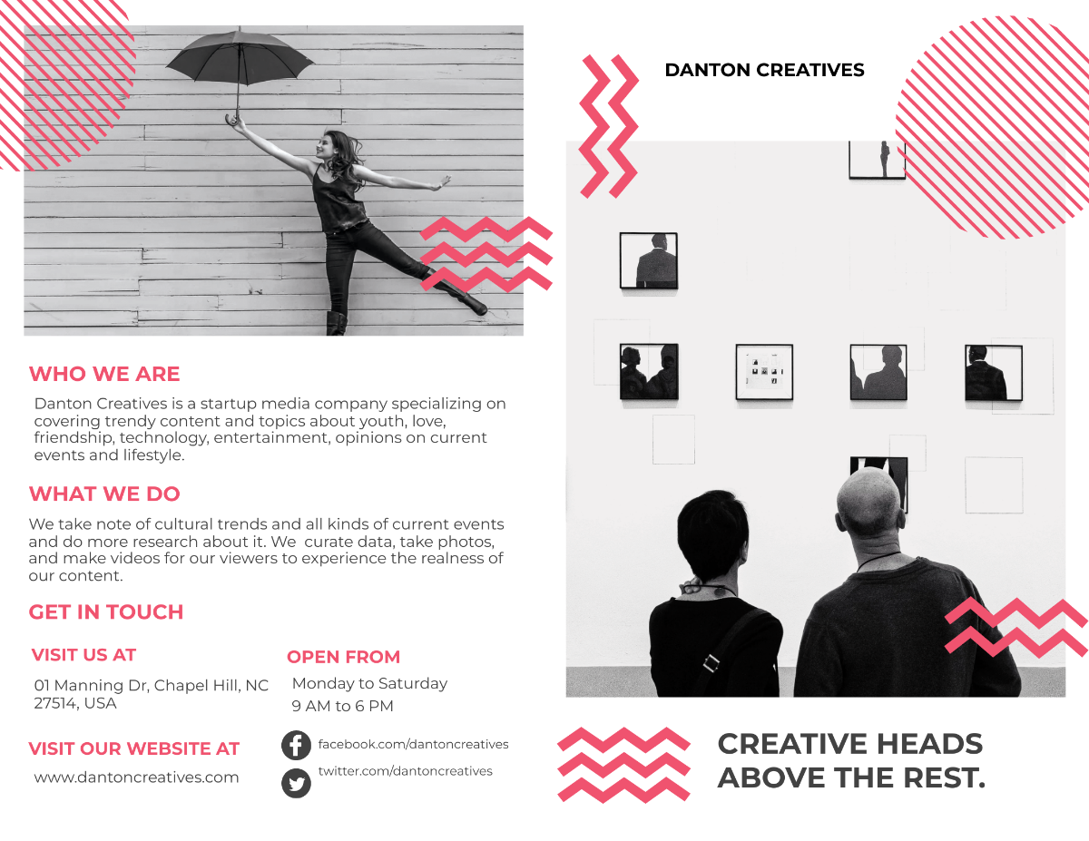 Creative Recruitment Bi-Fold Brochure Template - Edit Online & Download