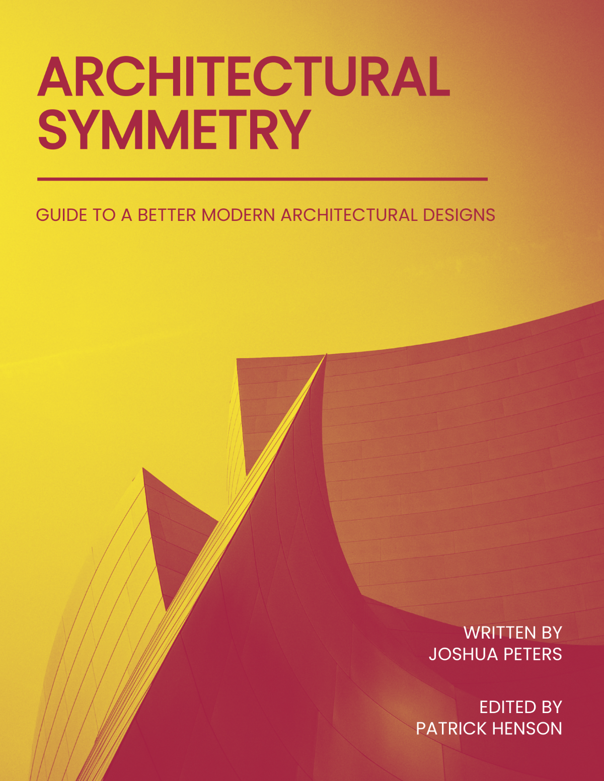 Architecture Book Cover Template