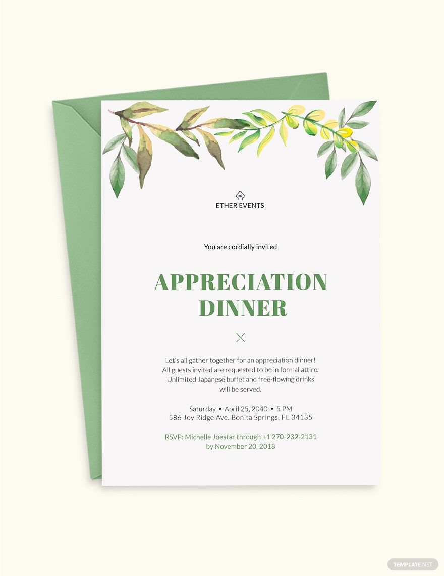 dinner invitation templates - design, free download | template