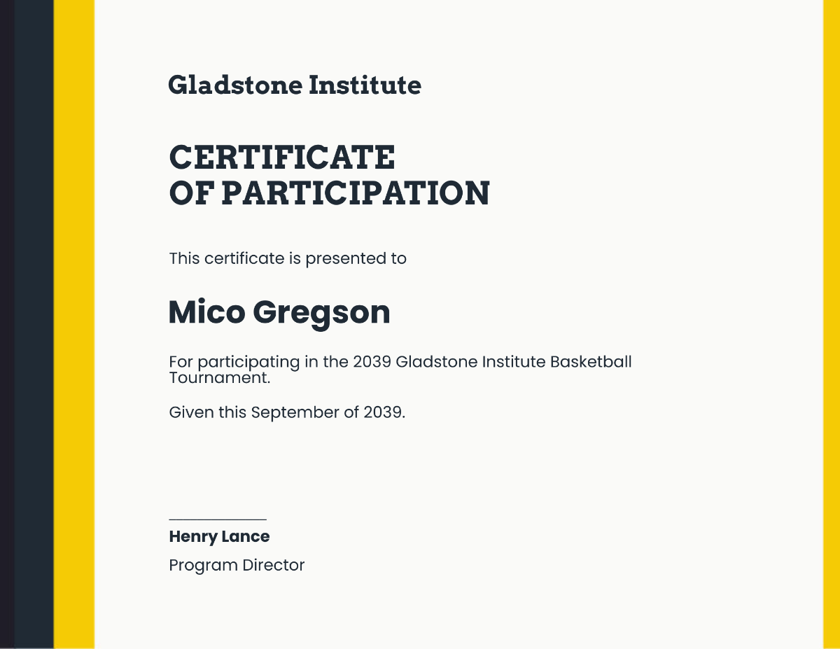 Printable Basketball Certificate Template - Edit Online & Download